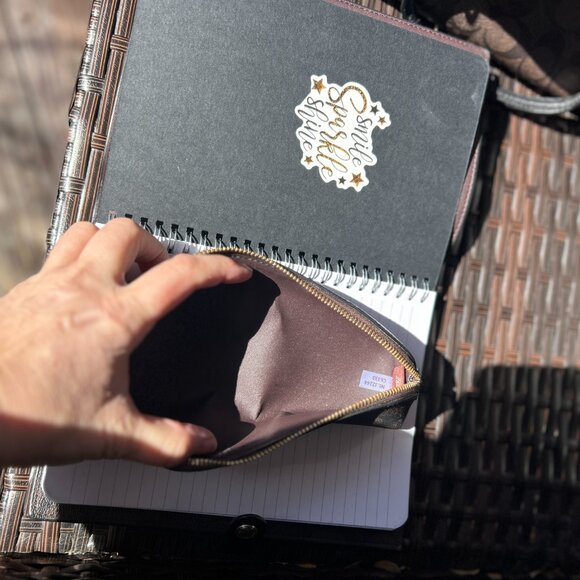 Kacey Satchel Bag In Signature Canvas w/matching Notebook and Pencil Case C6230 - Picture 5 of 5